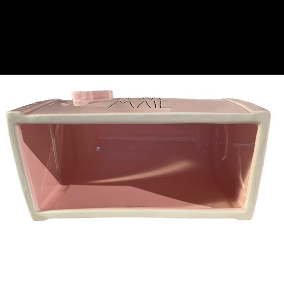 Rae Dunn Love Mail Valentines Ceramic Pink Mail Box Anniversary Soulmate - Picture 11 of 14